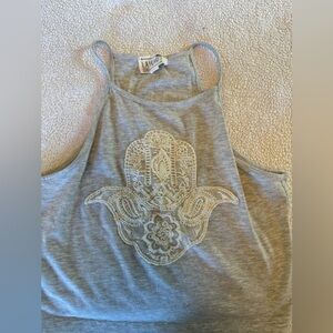 Gray Hamsa Top